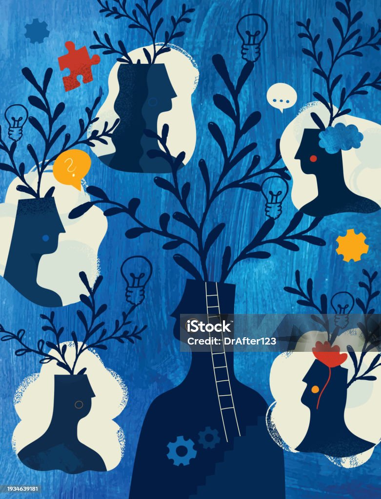 Teaching Abstract Figure Teaching And Learning Stock Illustration - Download Image Now ...