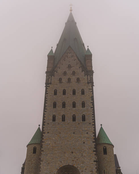 The tower of the cathedral in Paderborn.