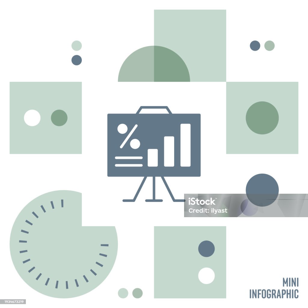 Mini Infographic Example Presentation Mini Infographic Design Stock Illustration - Download ...
