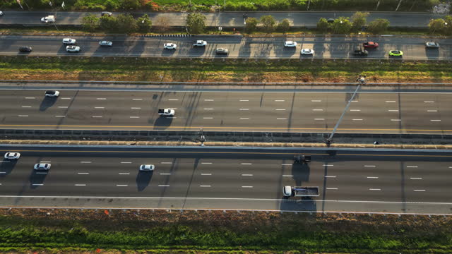 Aerial view of super highway