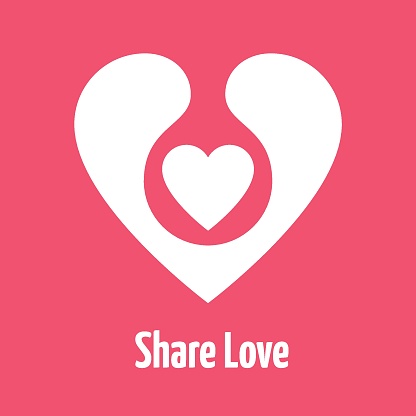 Share Love. A poster about the humane treatment of each other