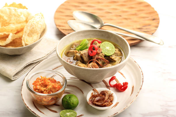 istock Soto Sapi or Soto Daging, is an Indonesian Special Soup. This Dish Made from Beef Broth with Meat Cutlet. Popular Menu for Idul Adha 1934736081