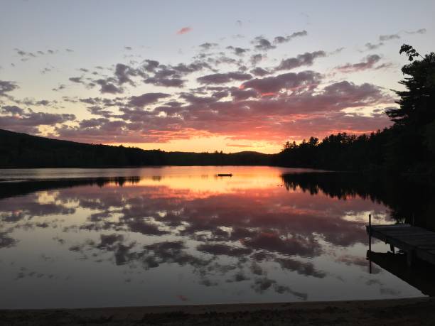 istock Sunset view on Middle Branch Pond 1934768796