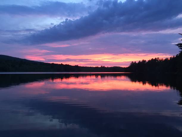 istock Sunset view on Middle Branch Pond 1934769354