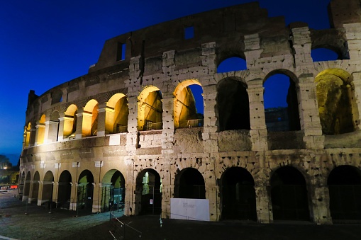 colosseum in rome, photo as a background, digital image