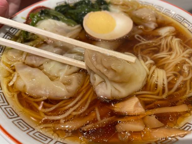 istock Soy sauce flavored wonton noodles 1934858810