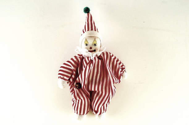 istock Pierrot toy doll on white background 1934910025