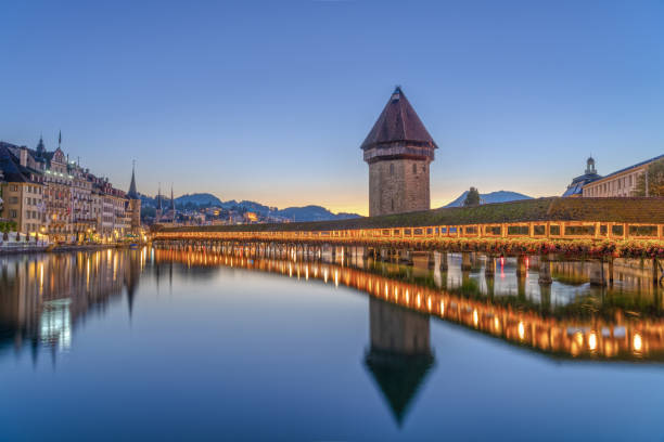 istock Lucerne, Switzerland Over the Reuss River 1934939041