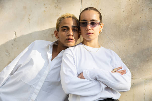 istock Close Connection in Modern Urban Fashion, copy space. 1934943314