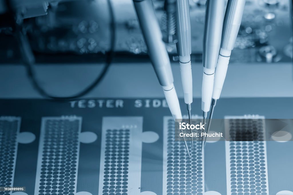 Component Checking The Pcb Board Checking Process By High Speed Automatic Robot System ...