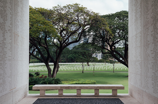 The Manila American Cemetery and Memorial has the largest number of graves of any cemetery for U.S. personnel killed during World War II.