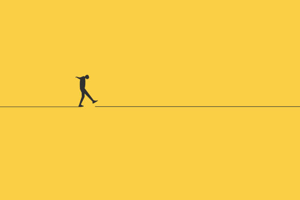 istock businessman balancing himself. work life balance career opportunity vector symbol. Job opportunity and career. 1935175269