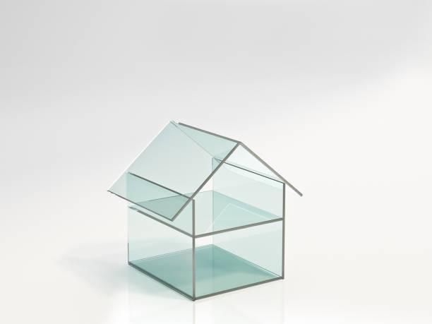 istock Small glass house symbol 1935180840