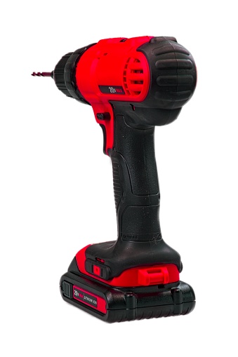 Heavy Duty Black Drill With Red Trim