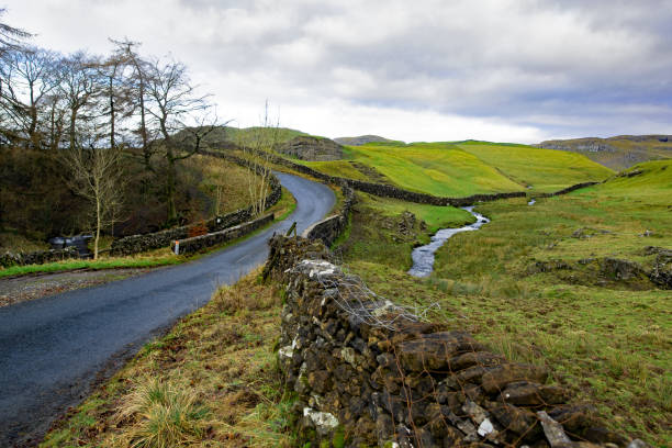istock The road through Scaleber Foss, Yorkshire Dales. 1935352636