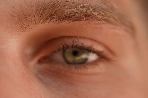 Close up of a mans eye