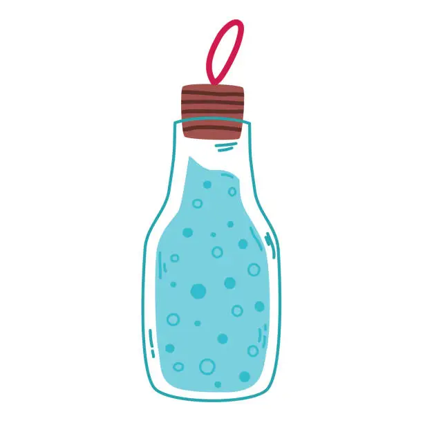Vector illustration of Vector illustration of water bottle