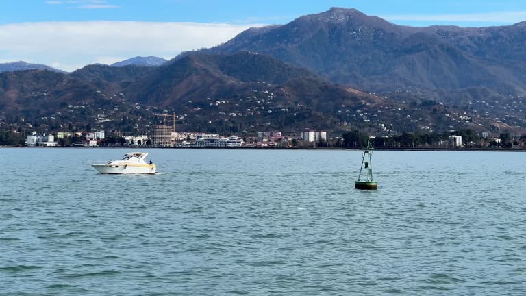 View on Batumi sea port