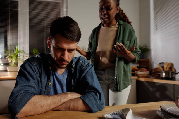 istock Young stressed man with crossed arms 1935389941