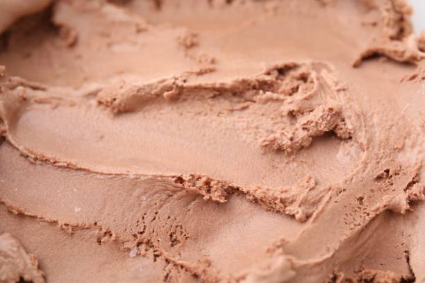 istock Tasty chocolate ice cream as background, closeup 1935457034
