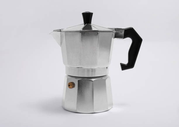 istock Moka pot on white background. Coffee maker 1935516278