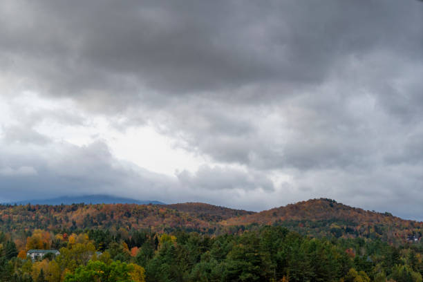 Autumnal leaf colour in Vermont, USA.