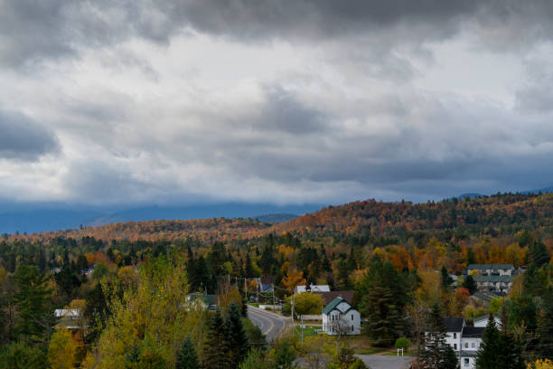 Autumnal leaf colour in Vermont, USA.