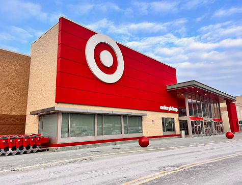 Ross Township, USA.       January 15, 2024
This Target is located on busy McKnight Road just north of Pittsburgh.