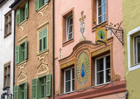 Luxembourg City, Luxembourg - August 28, 2013: Architectural detail in Luxembourg City, Grand Duchy of Luxembourg