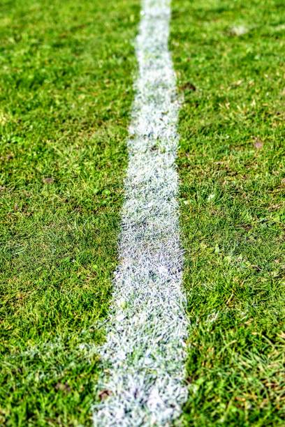 istock White line on a soccer field 1935623324