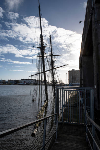 istock silhouette of a sailing ship sunk 1935635223