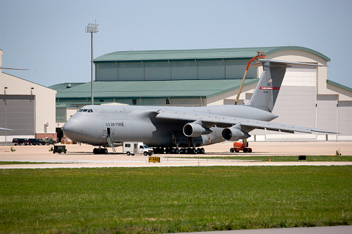 Lockheed C-5 Galaxy part of the West Virginia Air National Guard in Martinsburg West Virginia photograph taken August 2011