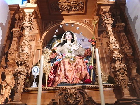 Religious image at church