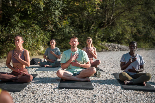 istock Peaceful Yoga Breathwork Gathering 1935986029