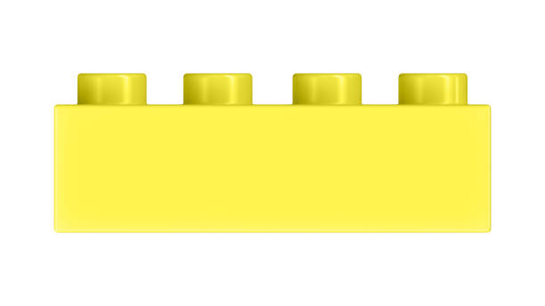istock Lemon Toy Block Isolated on a White Background. 1935993202