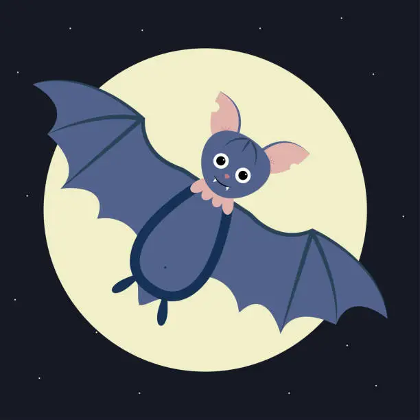 Vector illustration of bat