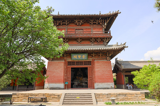 National Cultural Protection Shanhua Temple in Datong City, Shanxi Province, China