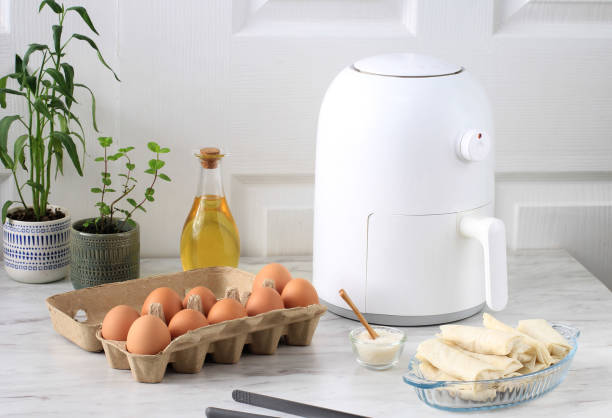 istock White Mini Air Fryer for Cooking WIthout Oil 1936218517
