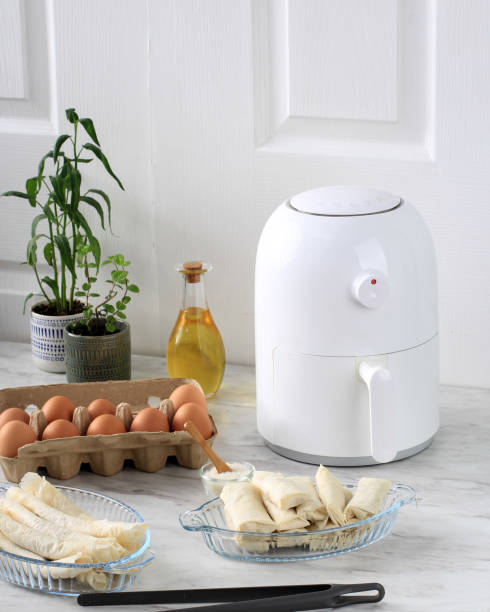 istock White Mini Air Fryer for Cooking WIthout Oil 1936219061