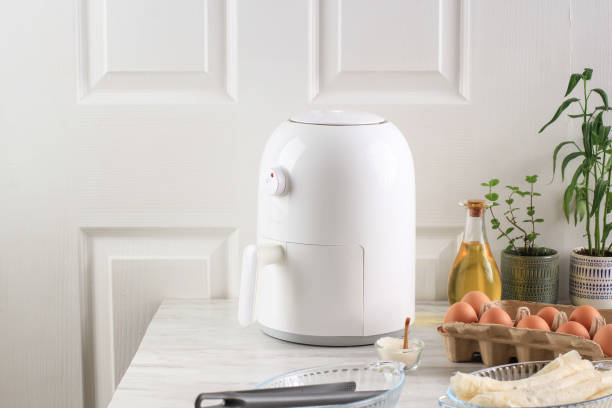 istock White Mini Air Fryer for Cooking WIthout Oil 1936220123