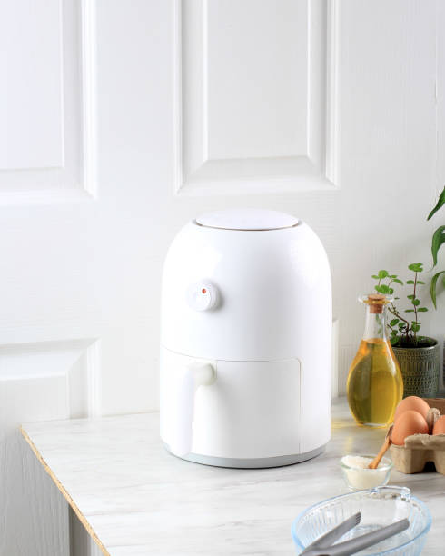 istock White Mini Air Fryer for Cooking WIthout Oil 1936220128