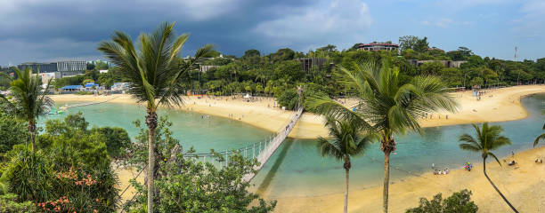 istock Scenery of Palawan Beach in beautiful Sentosa 1936287162