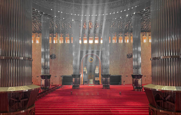 istock Sacred Istiqlal Mosque Inside in Indonesia 1936289283