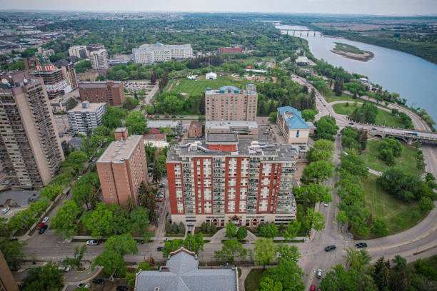 istock Aerial View of Downtown Central Business District, Saskatoon 1936370010