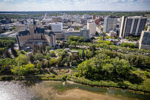 istock Aerial View of Downtown Central Business District, Saskatoon 1936372071