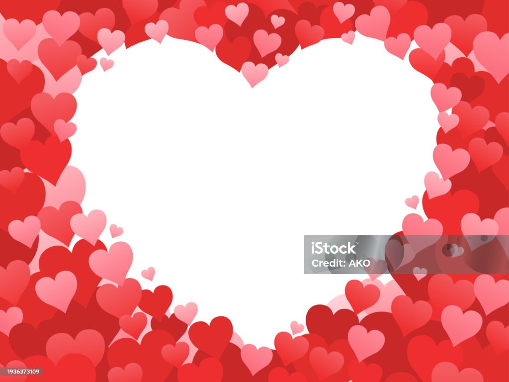 Heart Slide Frame Heart Frame Stock Illustration - Download Image Now - Anniversary ...