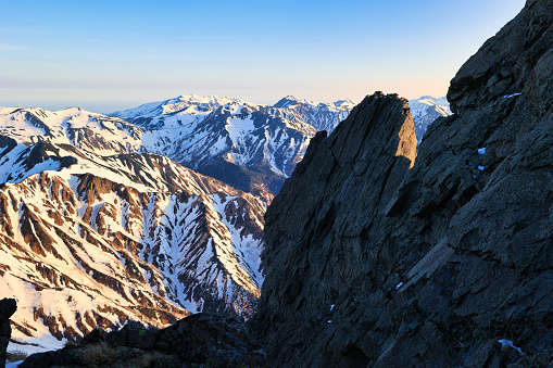 A small spear from Mt. Yarigatake in the Northern Alps in Japan