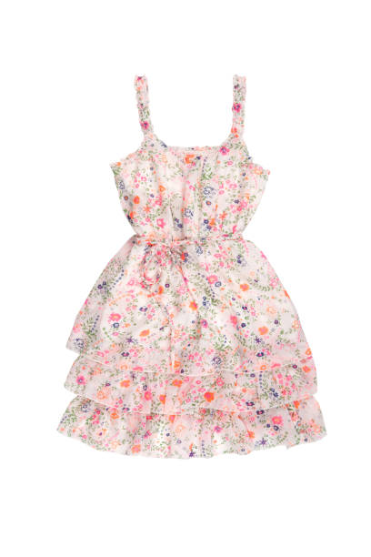istock Children's dress isolated on a white background. 1936607085