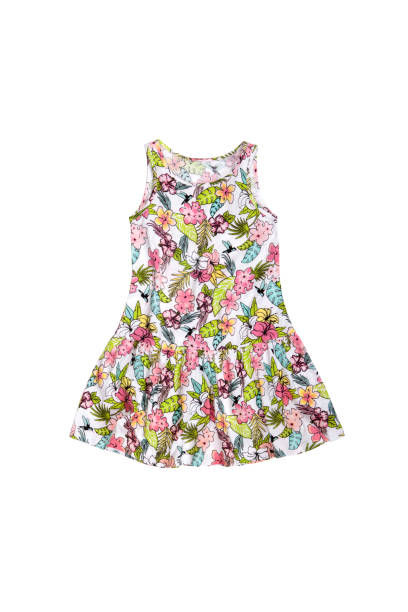 istock Children's dress isolated on a white background. 1936607089