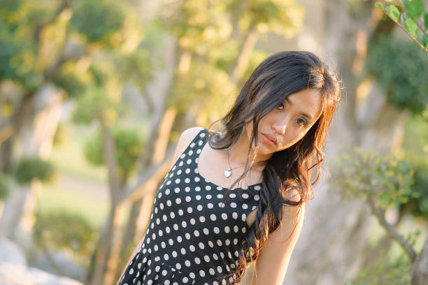 stunning thai woman in black